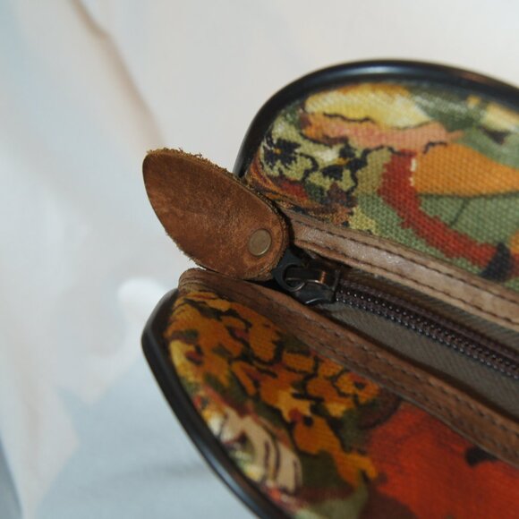 Vintage Ogilvy’s Montreal Floral Tapestry Laptop Bag / Briefcase – Made in U.K. - Picture 9 of 12